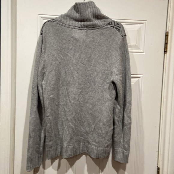 Urban Pipeline Men's Gray Cotton Long Sleeve Pullover Casual Knit Sweater L - Picture 2 of 6